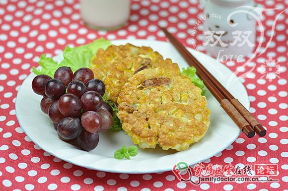 巧用雪梨和玉米巧搭健脾开胃秋季养生饼——梨香玉米饼