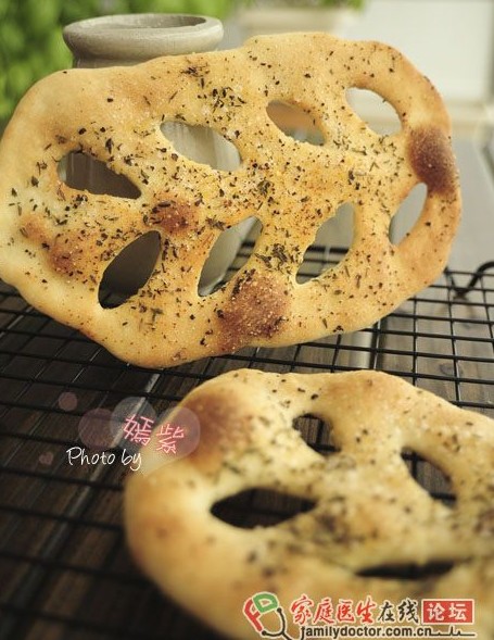 叶形烤饼——普罗旺斯香草面包