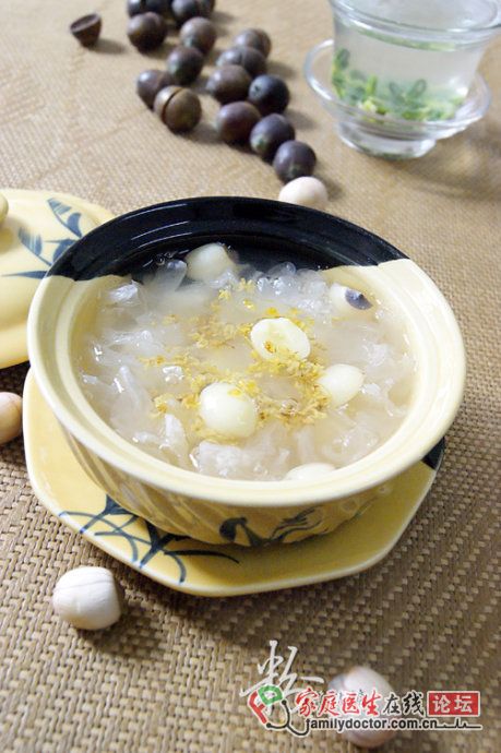 美食达人 糖桂花鲜莲雪耳羹的做法