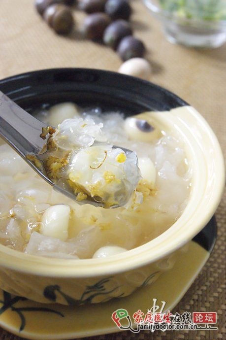 美食达人 糖桂花鲜莲雪耳羹的做法